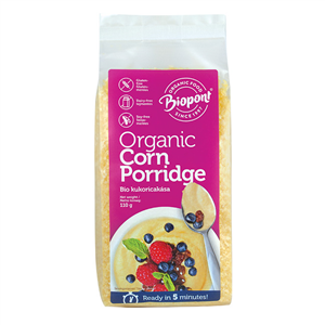 Porridge din porumb, fara gluten, bio 110g Biopont                                                  -                                  105586