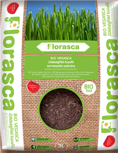 Pamant organic pentru iarba de grau bio 3l Florasca                                                 -                                     572