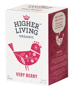 Ceai de fructe VERY BERRY eco, 15 plicuri, Higher Living                                            -                                  102686