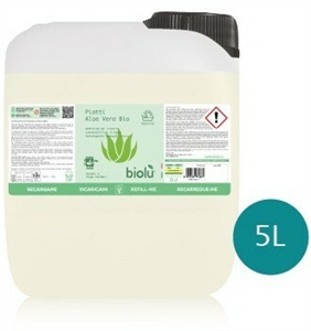Detergent ecologic pentru spalat vase cu aloe vera, 5L - Biolu                                      -                                  105780