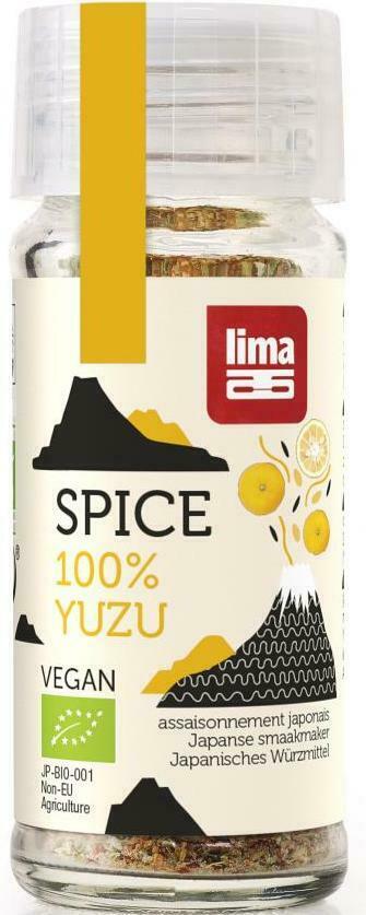 <h2>Condiment yuzu bio 17g, Lima</h2><p>Un condiment japonez de exceptie. Yuzu este un fruct din familia citricelor asemanator ca si aroma cu o combinatie de mandarin, grapefruit si lamaie.&nbsp;<br />Acest condiment este considerat unul de lux, preferat de bucatari de renume din intreaga lume pentru aroma sa delicata.</p><p>Se foloseste in cantitati mici. Se potriveste bine cu sfecla rosie, avocado, sau in supa cu noodles sau sushi. De asemenea se foloseste ca ingredient in sosuri, dressing-uri, sau pentru a da o atingere usoara la bauturi, deserturi, marmelada, ciocolata.</p><p><strong>Ingrediente:</strong> 100% yuzu*<br />*din agricultura ecologica</p><p><strong>Tara de origine: Japonia</strong></p><p>Ambalaj din sticla.</p><p>17g</p>