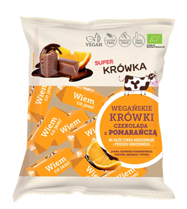 Caramele - aroma ciocolata cu portocale bio 150g Super Fudgio                                       -                                  107840