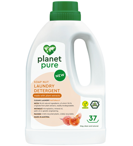 Detergent bio lichid pentru rufe - nuci de sapun - 1.48 litri, Planet Pure                          -                                  105850
