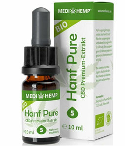 Hemp Pure 5% CBD bio, 10ml, Medihemp                                                                -                                  105381