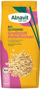 Fulgi de ovaz mari, fara gluten, bio, 450g Alnavit                                                  -                                  104994