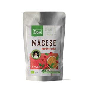 Pulbere de macese eco 125g Obio                                                                     -                    102332              