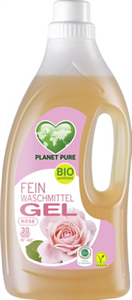 Detergent Gel bio pentru lana si matase - trandafir salbatic - 1.5L Planet Pure                     -                                  103157