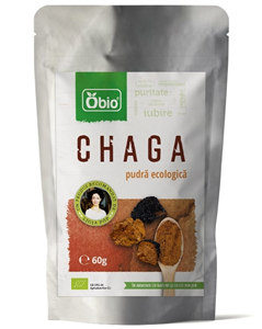 Chaga pulbere bio 60g OBIO                                                                          -                                     206