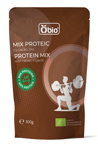 Mix proteic cu cacao bio 300g Obio                                                                  -                                  107960