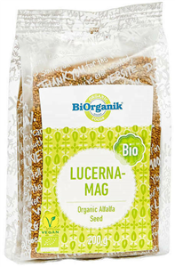 Lucerna (alfalfa) seminte pentru germinat bio 200g Biorganik                                        -                                  104327