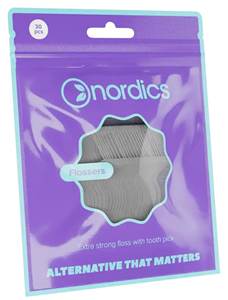 Ata dentara pe suport, cu scobitoare, 30 buc. Nordics                                               -                                  105474