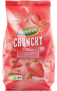 Cereale crunchy cu capsuni bio 375g Dennree                                                         -                                  107986