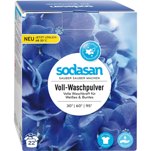 Detergent praf bio pentru spalari grele 1010gr Sodasan                                              -                                  103006