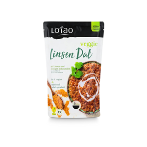 Dal vegan (mancare indiana) de linte, bio, 320g, Lotao                                              -                                  106864