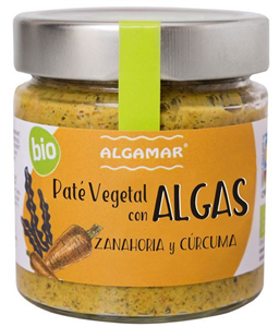 Crema tartinabila cu alge, morcovi si turmeric eco 180g Algamar                                     -                                  102518