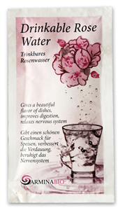 Apa de trandafir pentru baut in pliculete bio 10ml ARMINA                                           -                                  101600