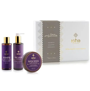 Set cadou ritual ayurvedic pentru par -sampon, balsam, masca- Isha                                  -                    105312              