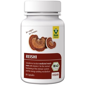 Reishi extract bio 400mg, 80 capsule vegane RAAB-                                    1803