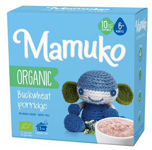 Porridge din hrisca bio, 6+ luni, 200g Mamuko                                                       -                                  105545