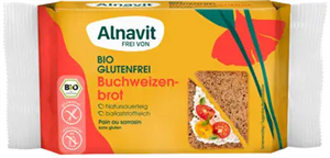 Paine cu hrisca fara gluten, bio, 250g Alnavit                                                      -                                  104966