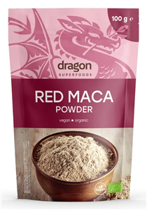 Maca rosie pulbere bio 100g Dragon Superfoods-                                    1303