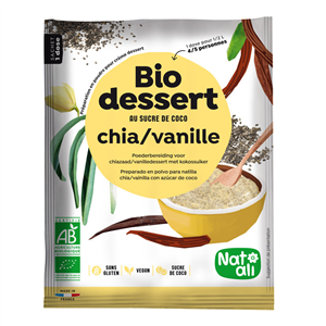 Desert cu chia si vanilie, bio, 40g, Nat-ali                                                        -                                  106633