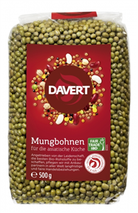 Fasole mung bio 500g Fairtrade, DAVERT                                                              -                                  101424