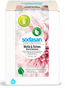 Detergent lichid pentru rufe delicate, lana si matase ecologic 5l Sodasan                           -                                  107820