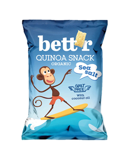 Quinoa snack cu sare bio 50g Bettr                                                                  -                                  103892