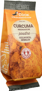 Turmeric (curcuma) pudra bio 35g refill Cook                                                        -                                  104907