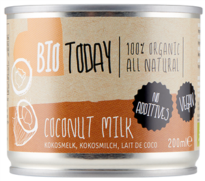 Lapte de cocos bio 200ml Bio Today                                                                  -                    103467              
