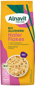 Fulgi de ovaz crocanti, fara gluten, bio, 200g Alnavit                                              -                                  104996