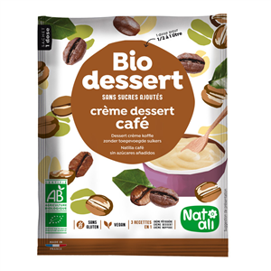 Desert crema cu cafea, bio, 45g, Nat-ali                                                            -                                  106622