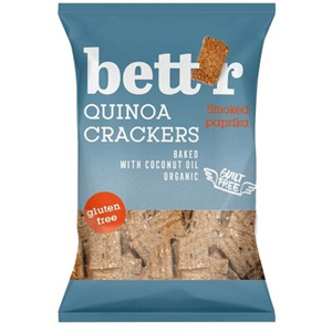 Crackers cu quinoa si boia fara gluten eco 100g Bettr                                               -                                  102608