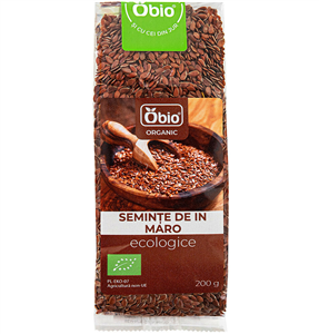 Seminte de in maro bio 200g Obio                                                                    -                                  106970