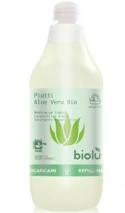 Detergent ecologic pentru spalat vase cu aloe vera, 1L - Biolu                                      -                                  105781