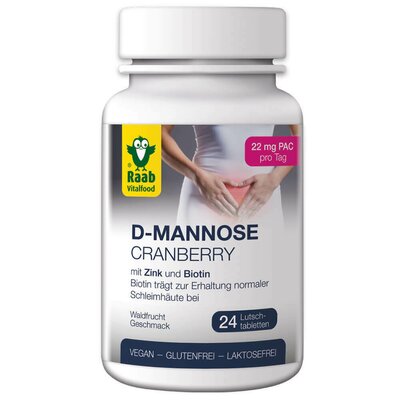 D-Manoza Si Merisor 2200Mg, 24 Tablete Vegane Fara Gluten